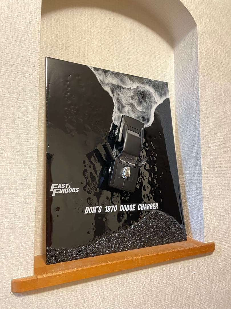 ☆ワイルドスピードミニカー　オリジナルアートパネル CHARGER☆