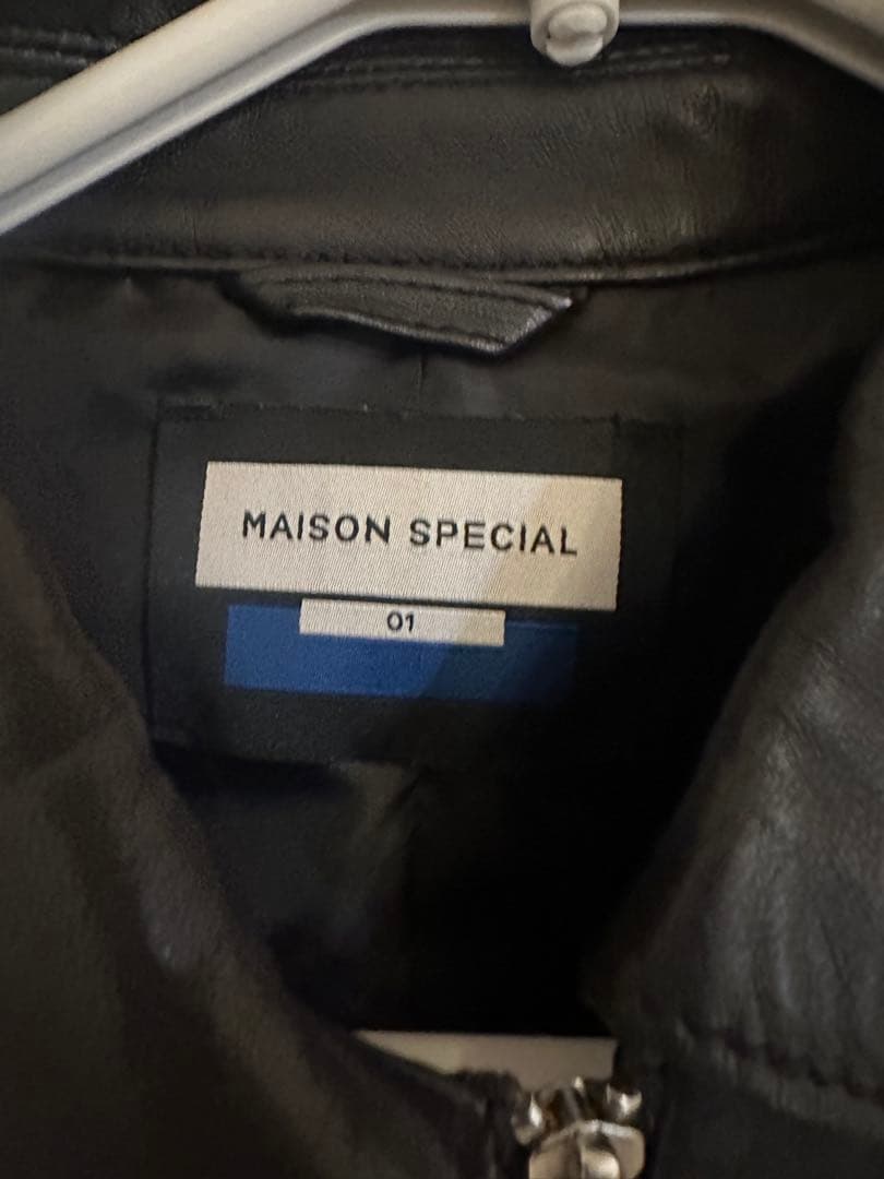 MAISON SPECIAL レザー ライダースジャケット