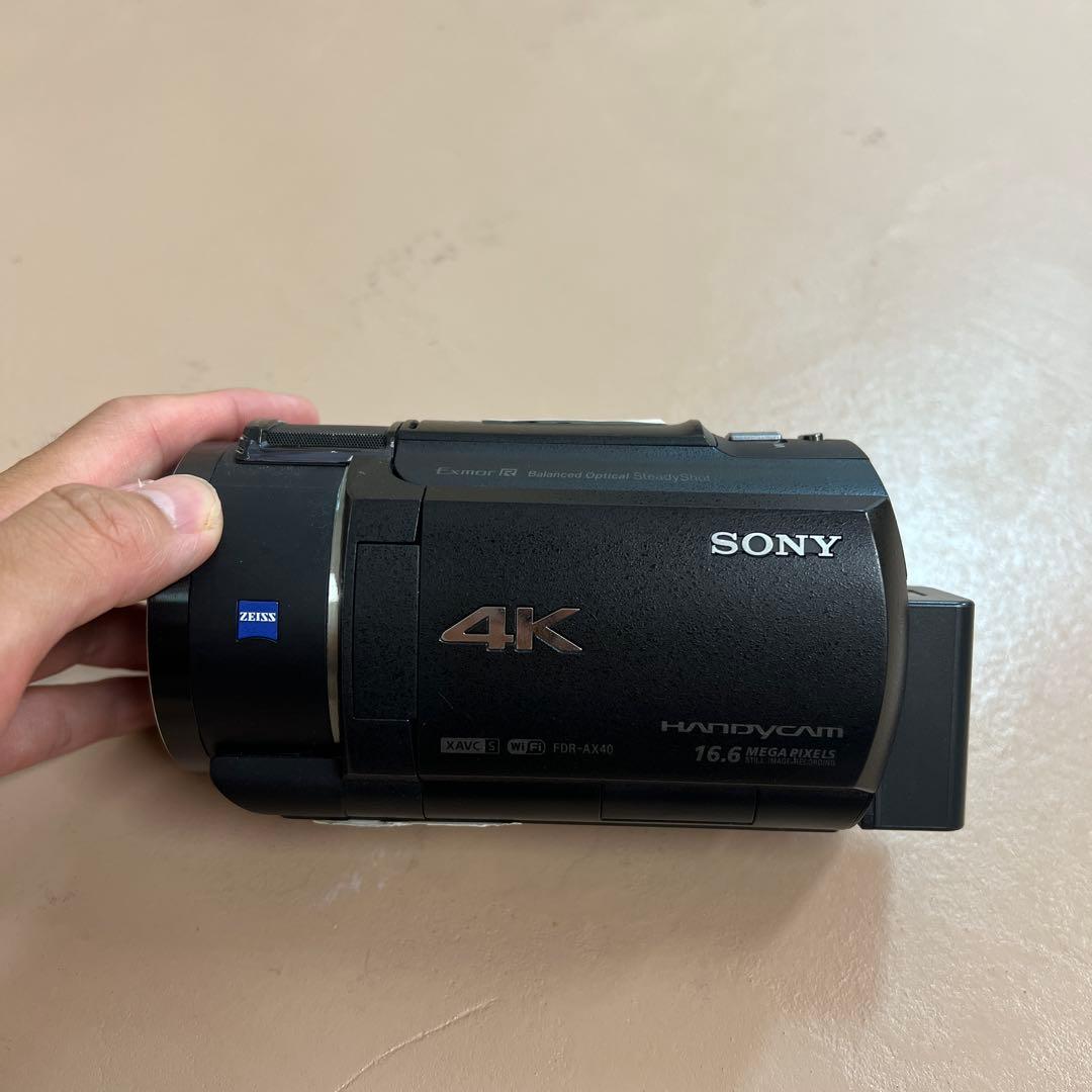 FDR-AX40 SONY ハンディカム 4K 30倍ズーム　ジャンク　425