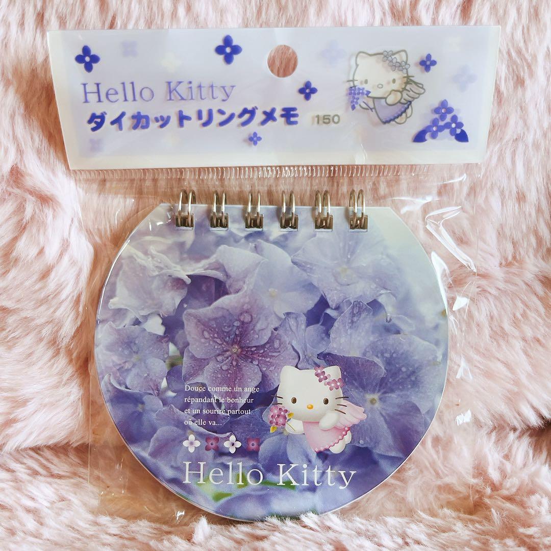 希少レア　ハローキティ　レターセット　メモ　フェアリー　アジサイ　2003