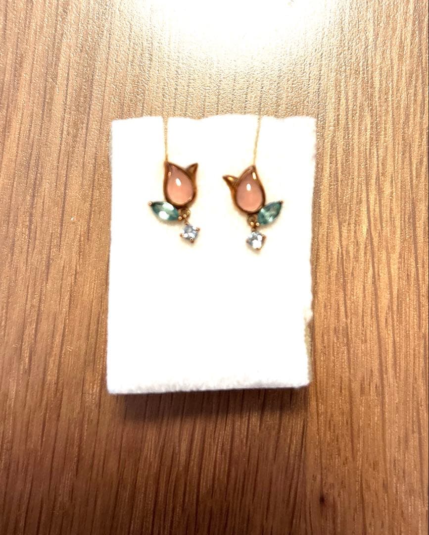 TAKE-UPテイクアップ　[ 誕生花ジュエリー]3月チューリップピアス