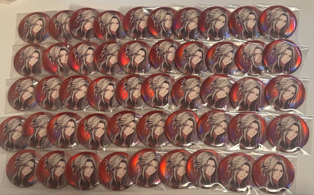 エイトリ 18TRIP オーロラ缶バッジ 49点 鹿礼光