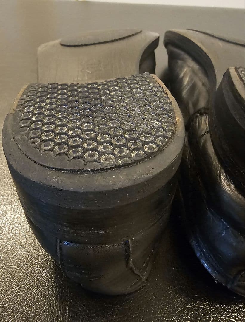 パドローネ シワ加工 ダービーシューズ 26cm / 41黒