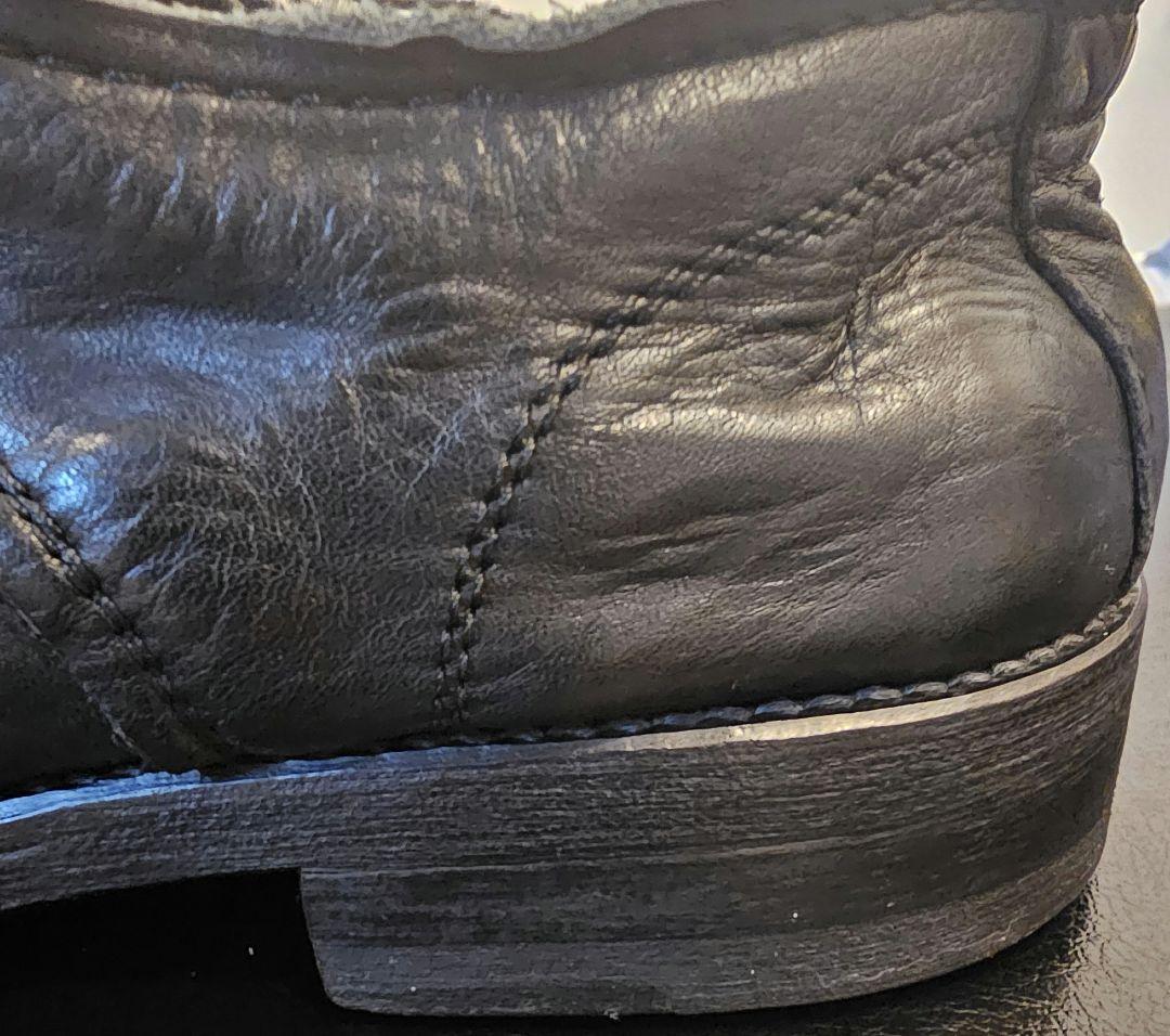 パドローネ シワ加工 ダービーシューズ 26cm / 41黒