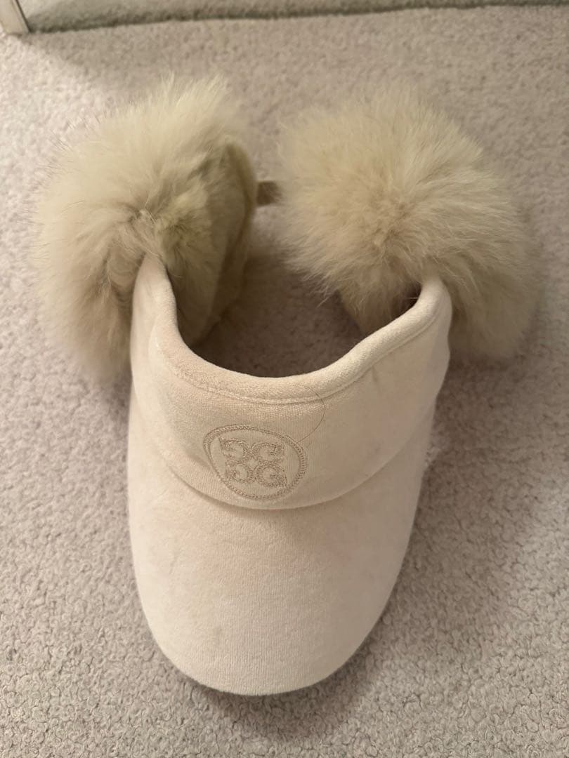 耳当てバイザー　GFORE フォックスファーバイザー　値下げしました！