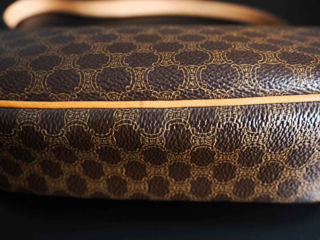 CELINE セリーヌ マカダム アクセサリーポーチ ショルダーバッグ