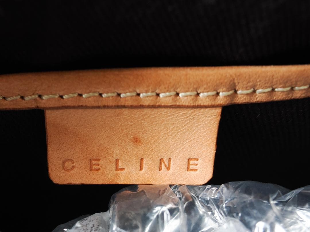 CELINE セリーヌ マカダム アクセサリーポーチ ショルダーバッグ