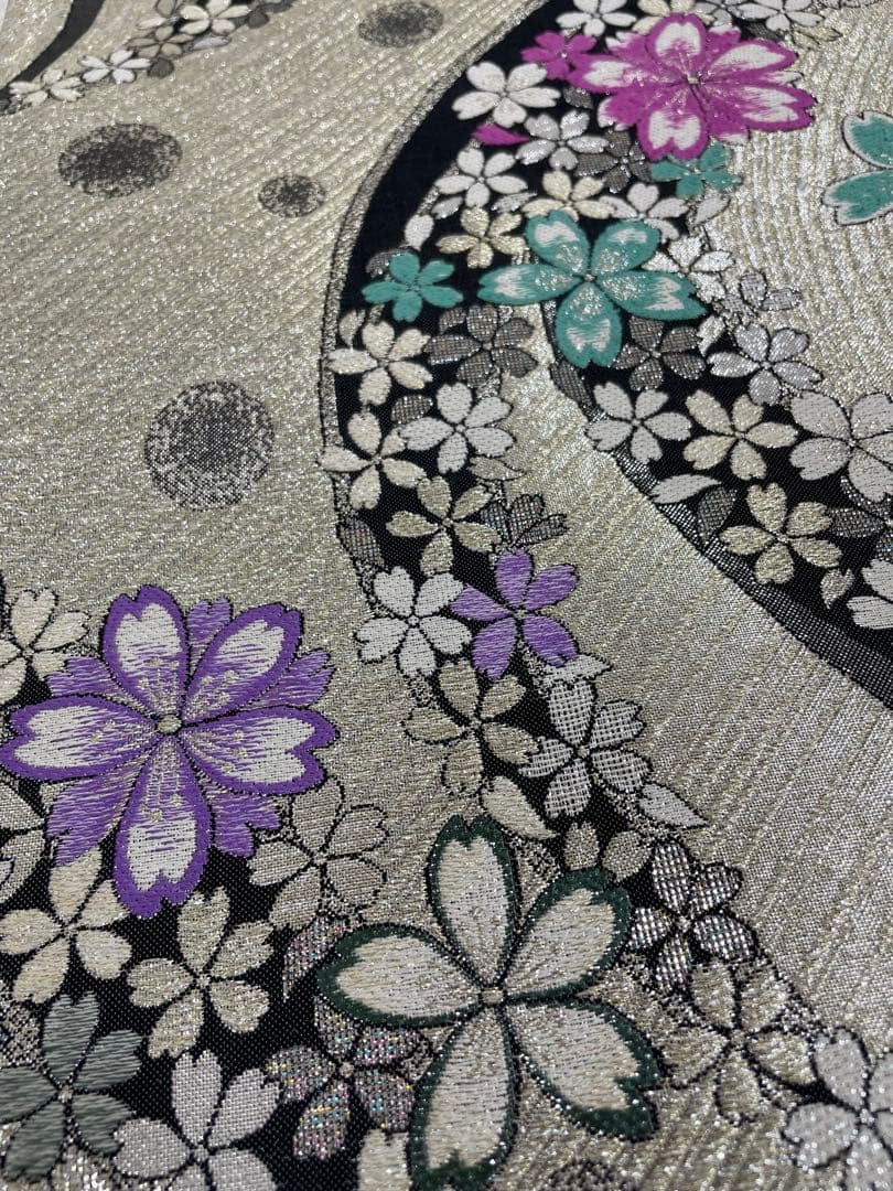 成人式　振袖フルセット　1112　正絹振袖　総絞り　黒　最終値下げ！