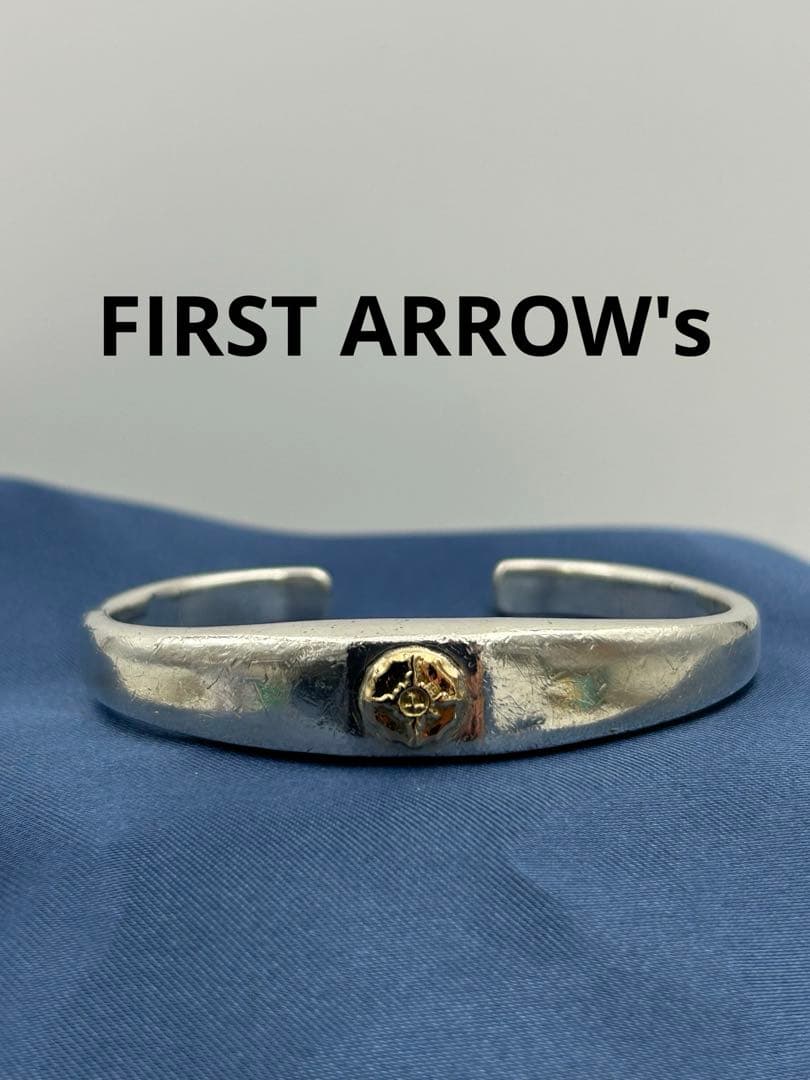 FIRST ARROW's ファーストアローズ　K18 シルバー　バングル