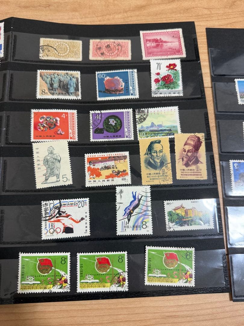 中国切手　中国人民郵政　使用済切手　おまとめ