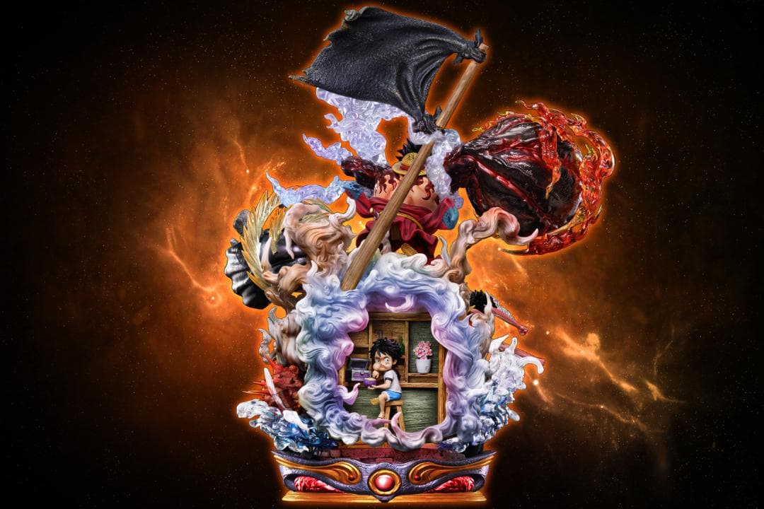 ワンピース モンキー・D・ルフィ ワーコレサイズ フィギュア ガレージキット