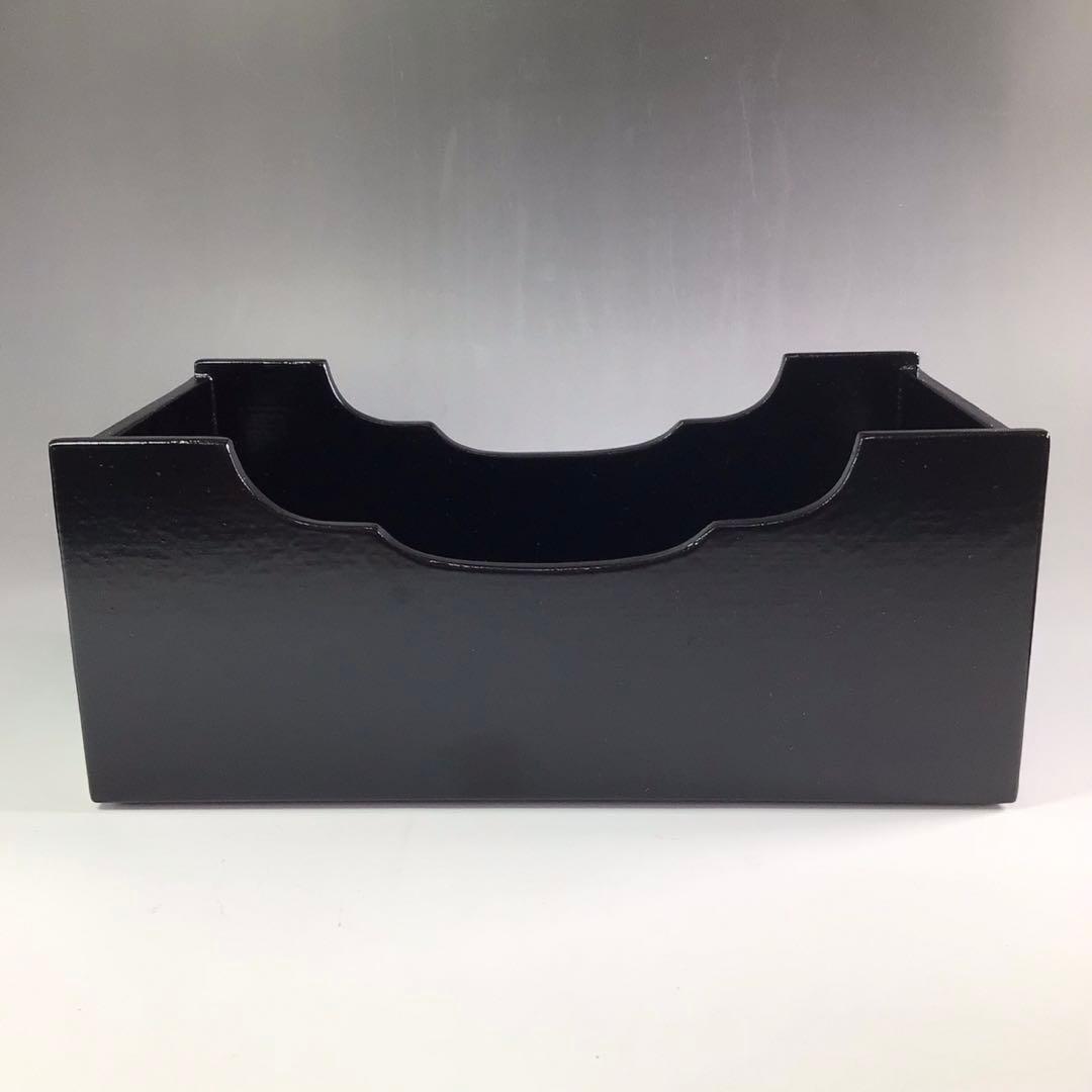 Ｒ２９７　莨盆　『塗師　川瀬表完作』『文箱煙草盆』　共箱　茶道具　喫煙具