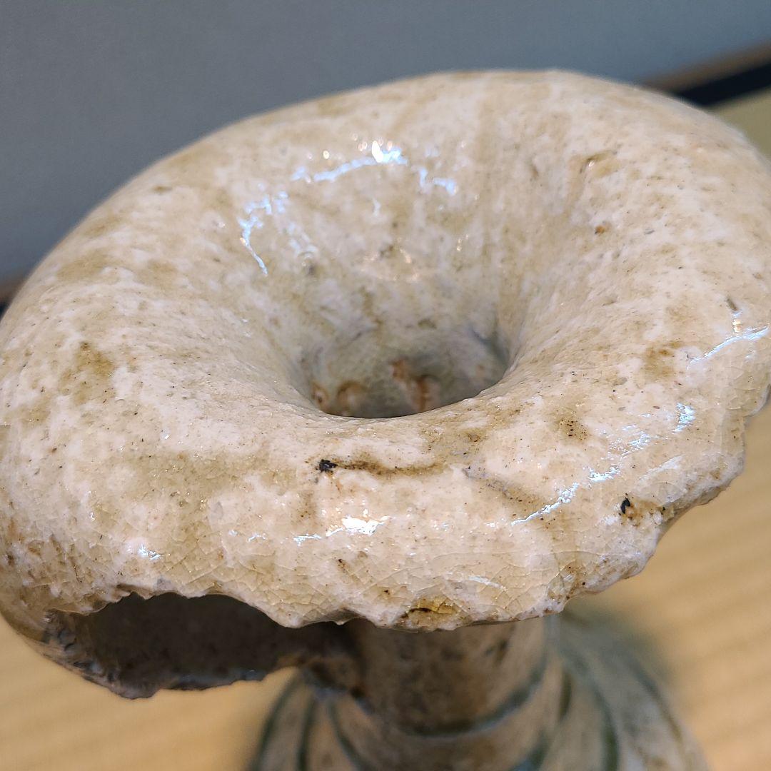 信楽焼 加藤隆彦作 花入 高さ9寸（約27cm） 共箱 本物保証