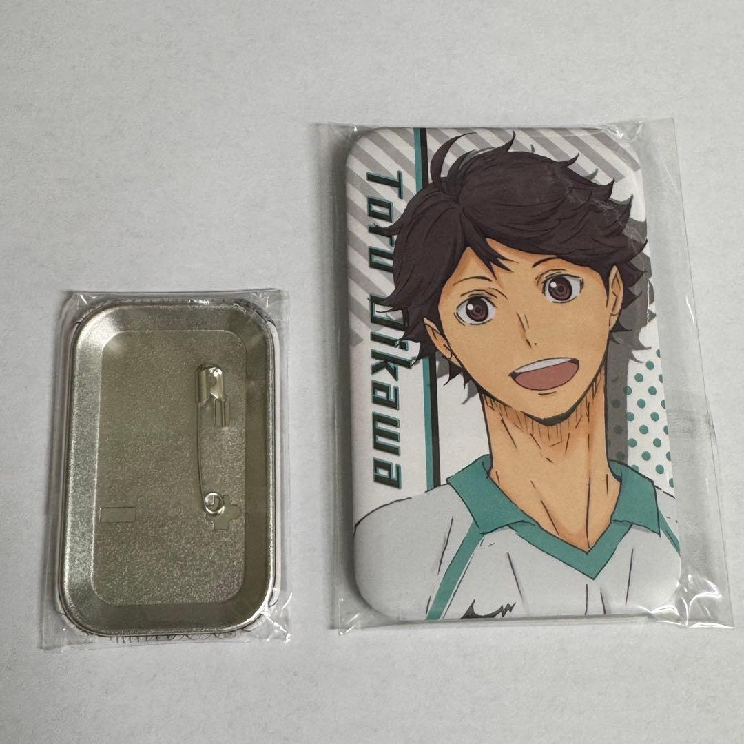 ハイキュー！！ 及川徹 まるかく 缶バッジ ビッグサイズ