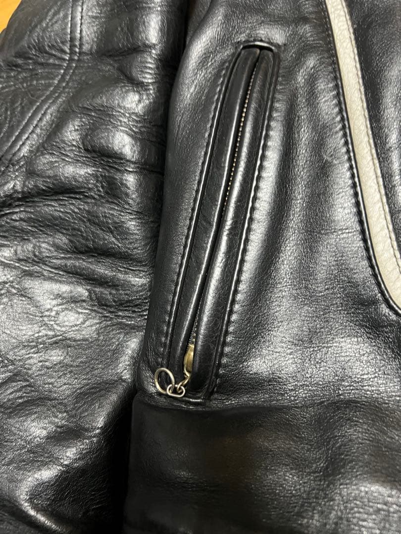 jiro様VANSON RJV シングル ライダース ジャケット USA製 40