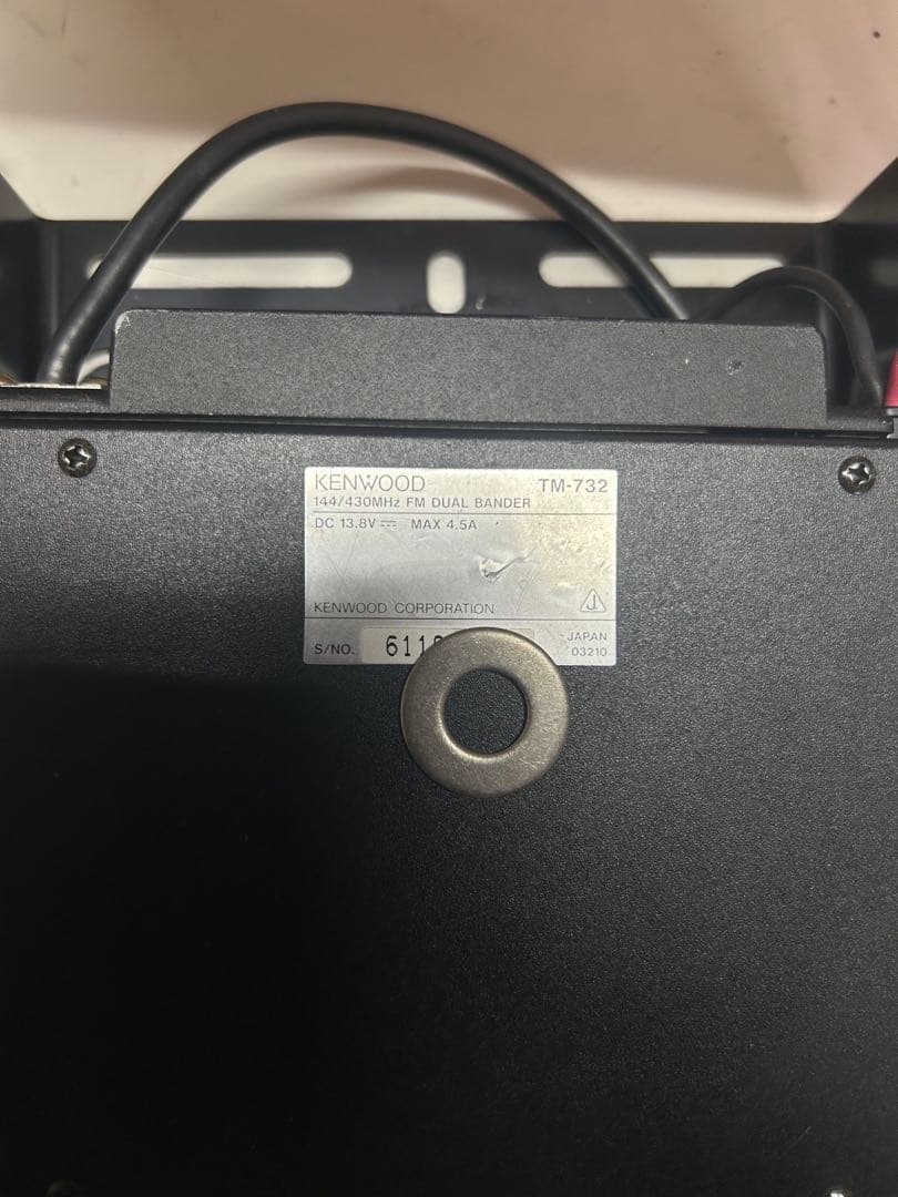 KENWOOD TM-732 点検修理完了白色LEDに交換　受信改造済み