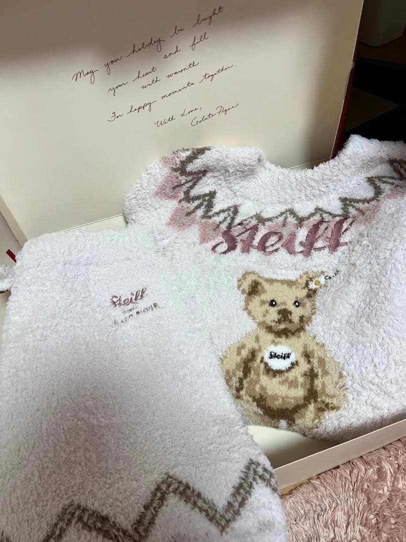 【美品】ジェラートピケ シュタイフコラボ セットアップ