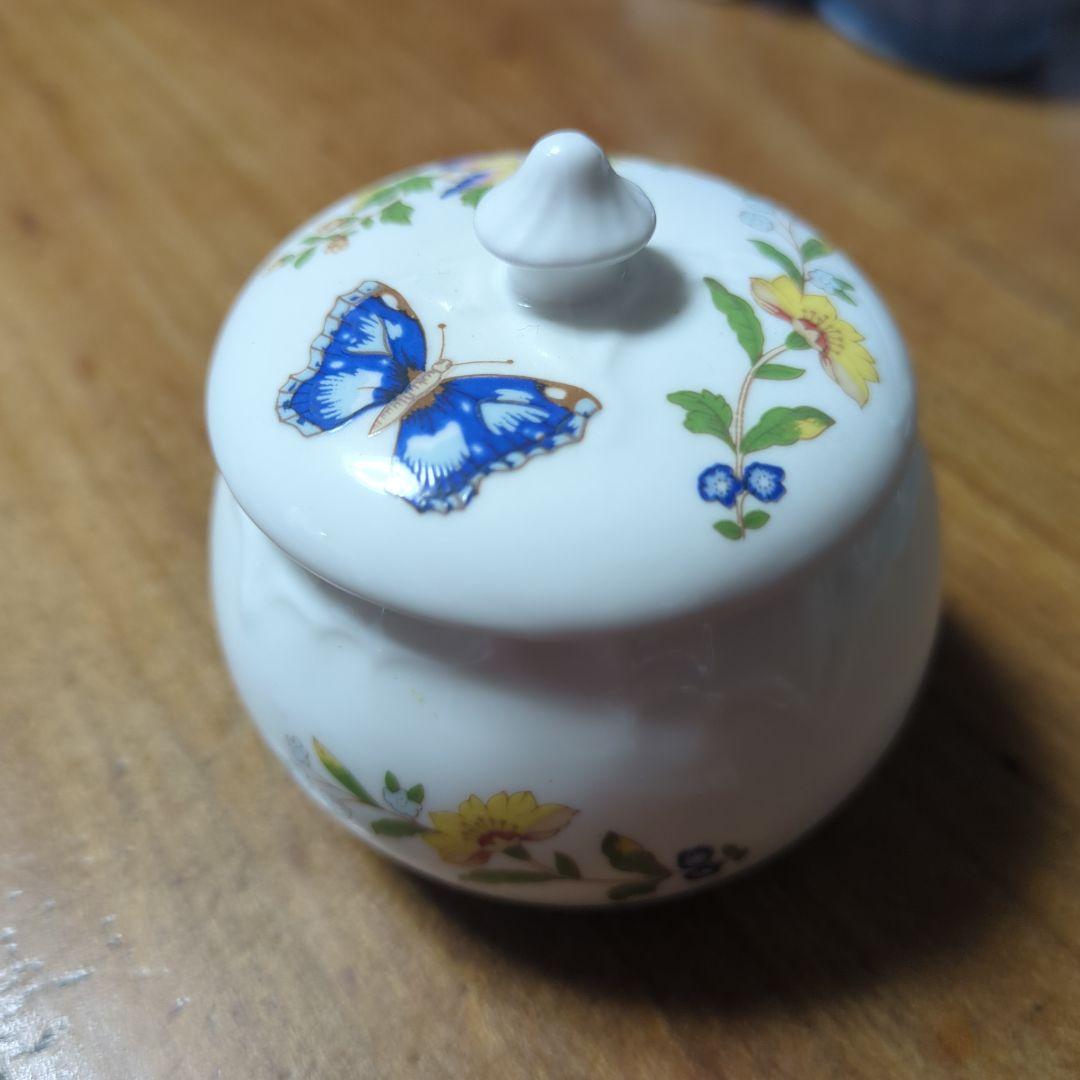 ティーセット　イングランド　陶器製　ミルク＆シュガー入れ