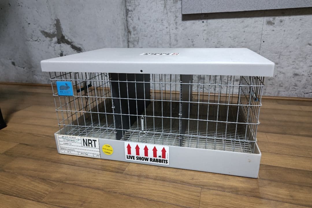 KWケージ　レア　うさぎ　輸入ケージ　中古品　3羽キャリー