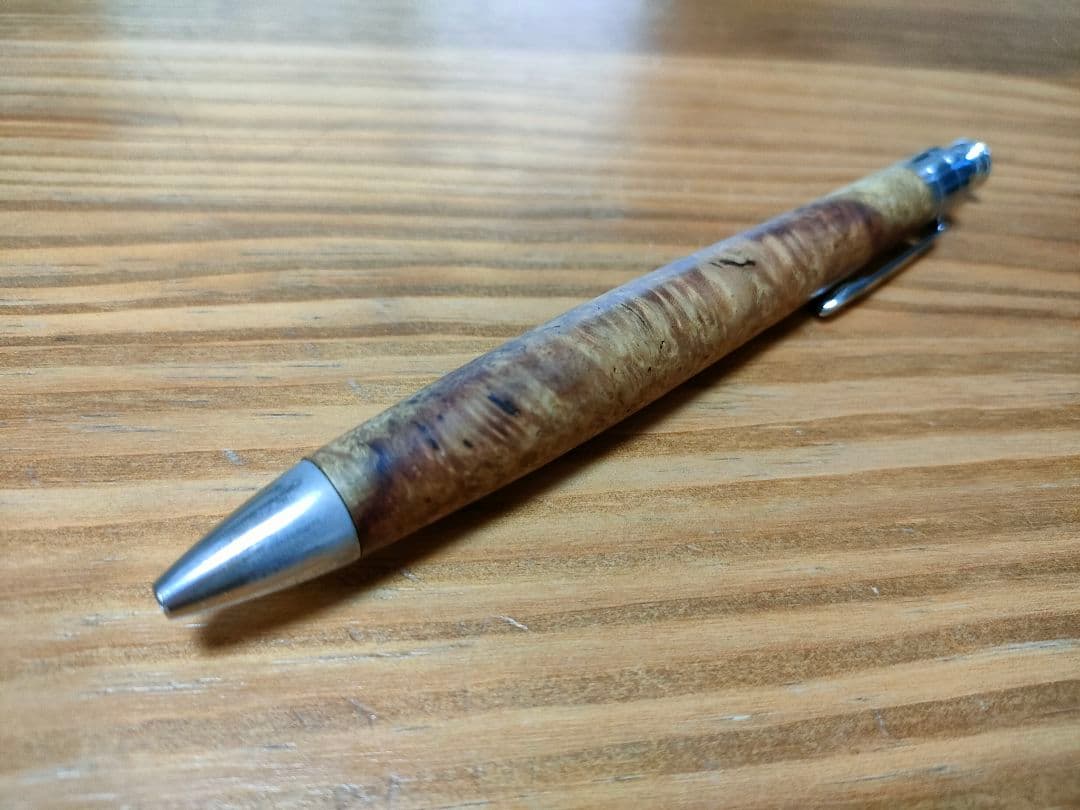 T*H様 工房楔　ルーチェペン　花梨紅白瘤杢　中古