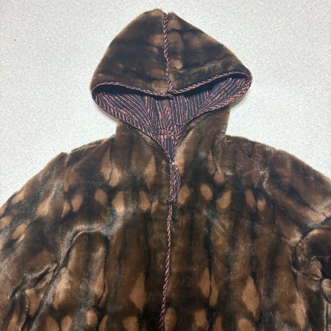 ジャケット・アウター 00s les copains reversible far coat y2k