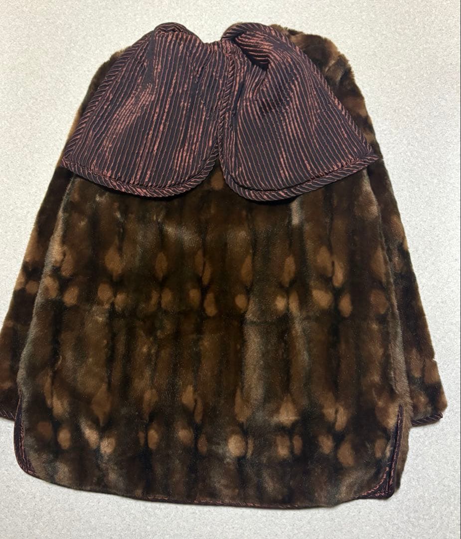 ジャケット・アウター 00s les copains reversible far coat y2k