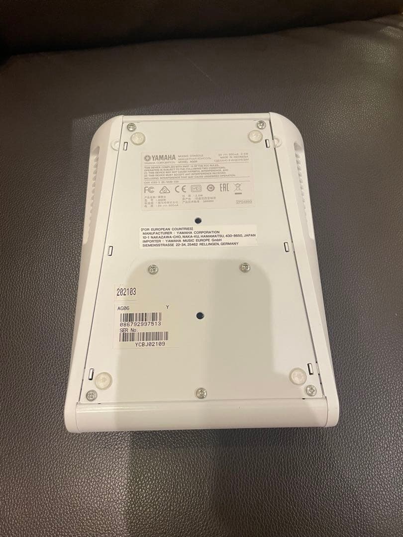 YAMAHA AG06 本体のみ