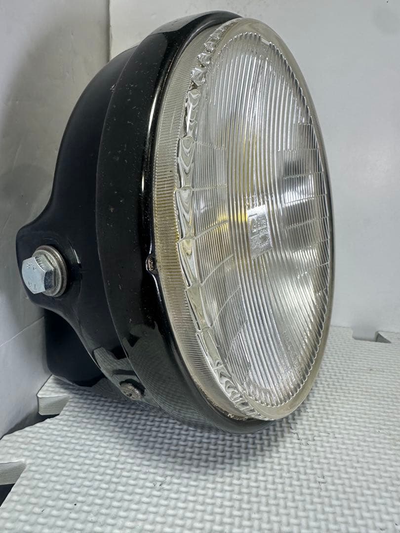 当時物シビエスーパーオスカー180πシビエ凹レンズ付ヘッドライトマーシャルCBX