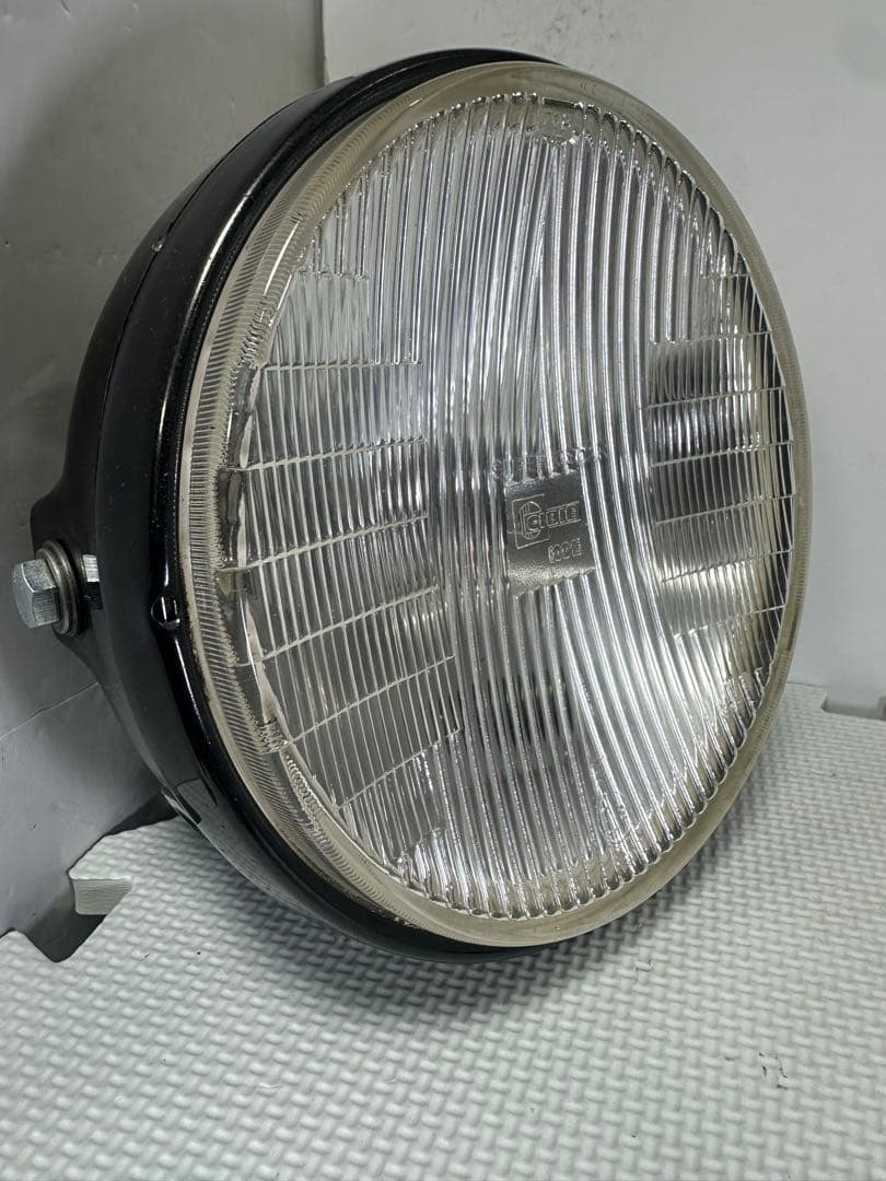 当時物シビエスーパーオスカー180πシビエ凹レンズ付ヘッドライトマーシャルCBX