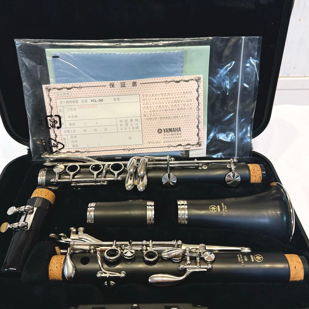 【未使用に近い】YAMAHA YCL-250 クラリネット　ヤマハ　YCL250
