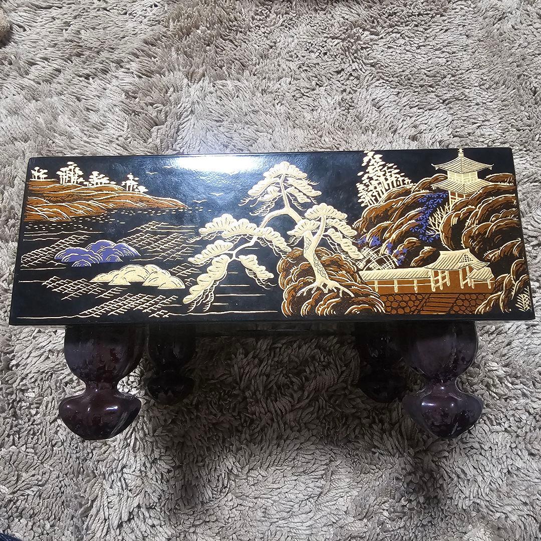 漆芸碁盤 ミニサイズ 柳山作 ミニ碁盤ミニ碁石セット