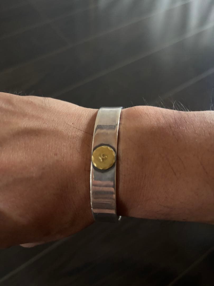 シルバーゴールドバングル