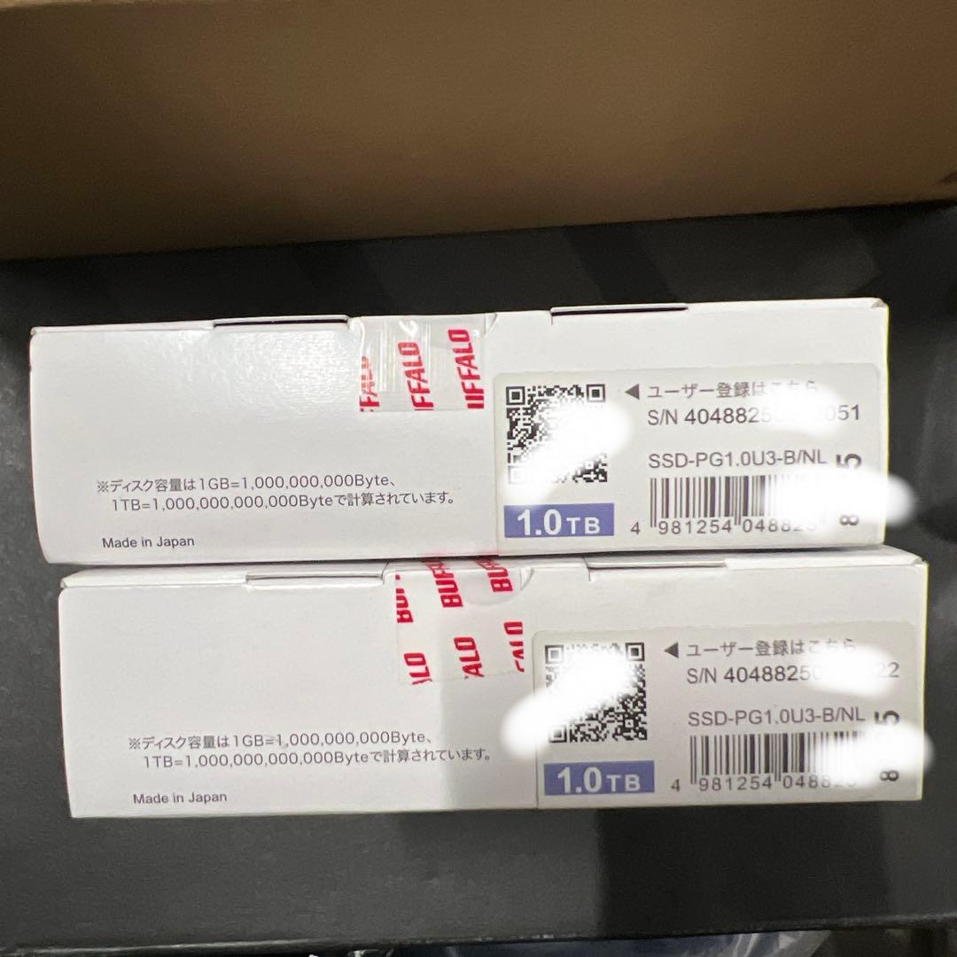 バッファロー BUFFALO USB3.1Gen1 ポータブルSSD 1TB