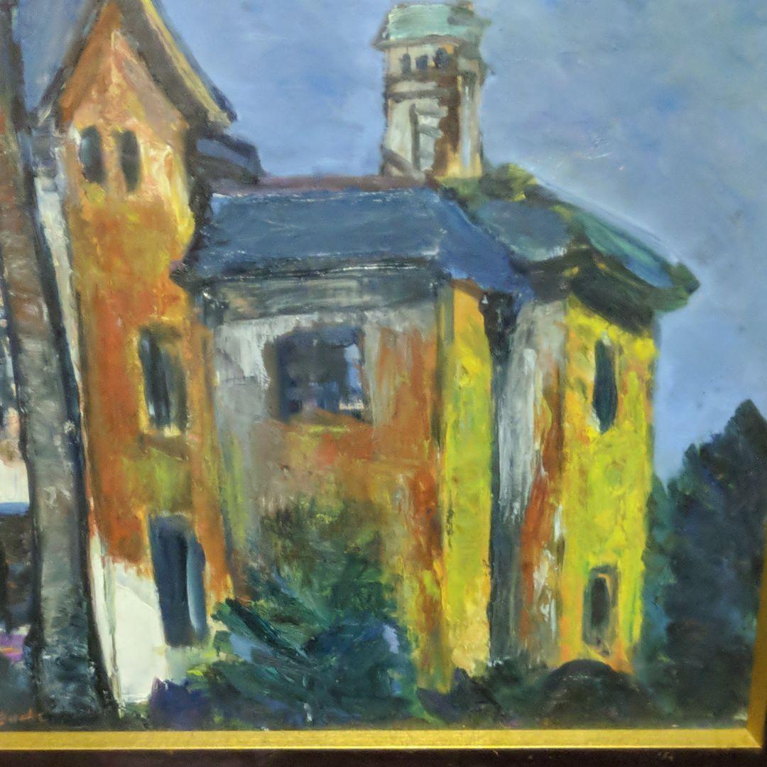 瀧口進油絵、旧細川邸