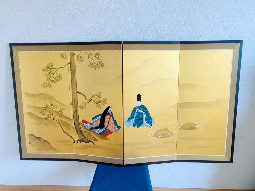 日本画 屏風 160cm x 90cm