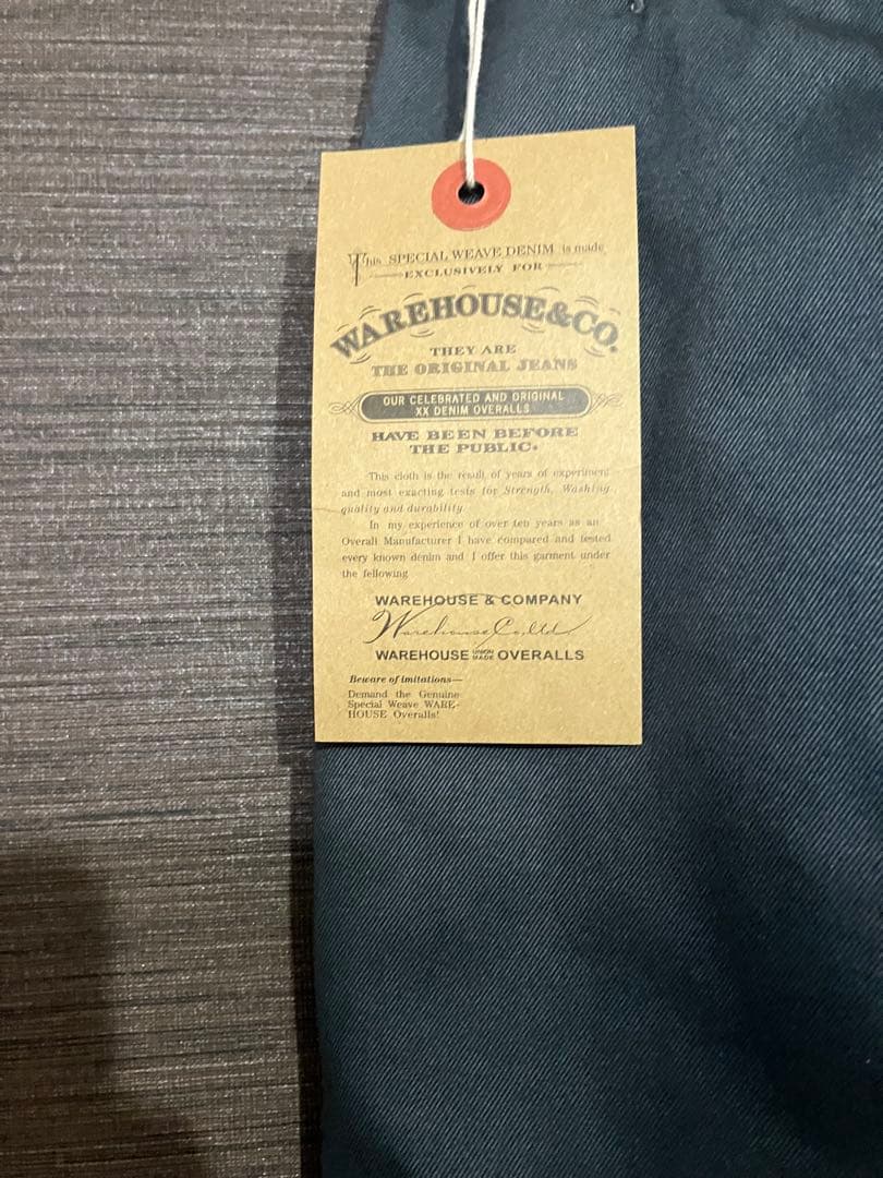 ウエアハウス　lot.1082 W38 チノ　ブルーグレー