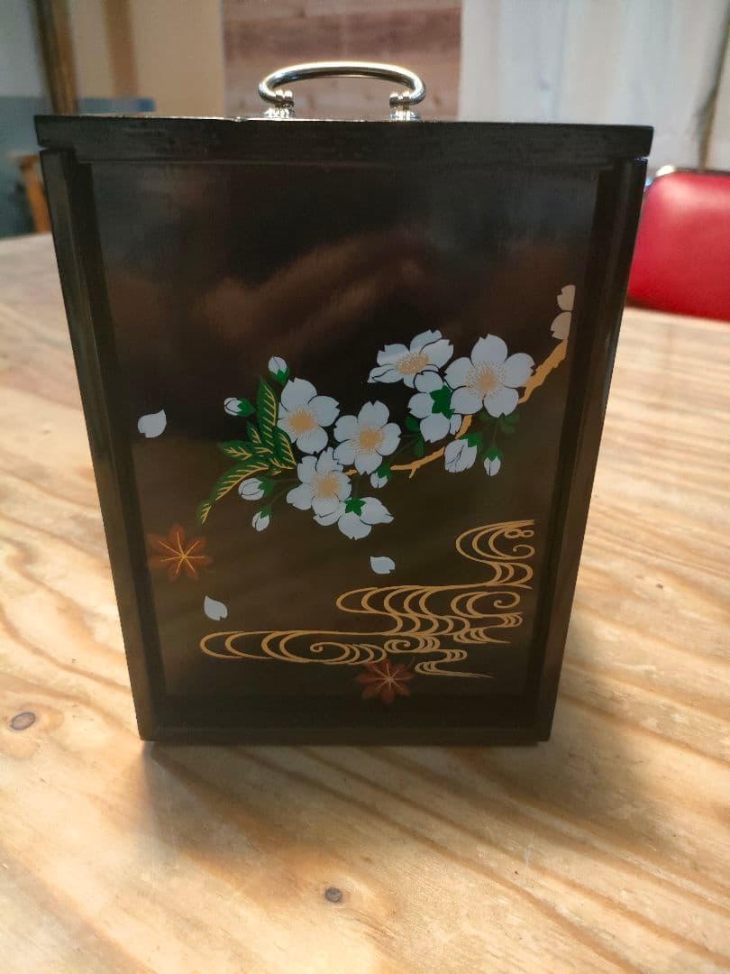 デッドストック遊山箱漆仕上げ 未使用