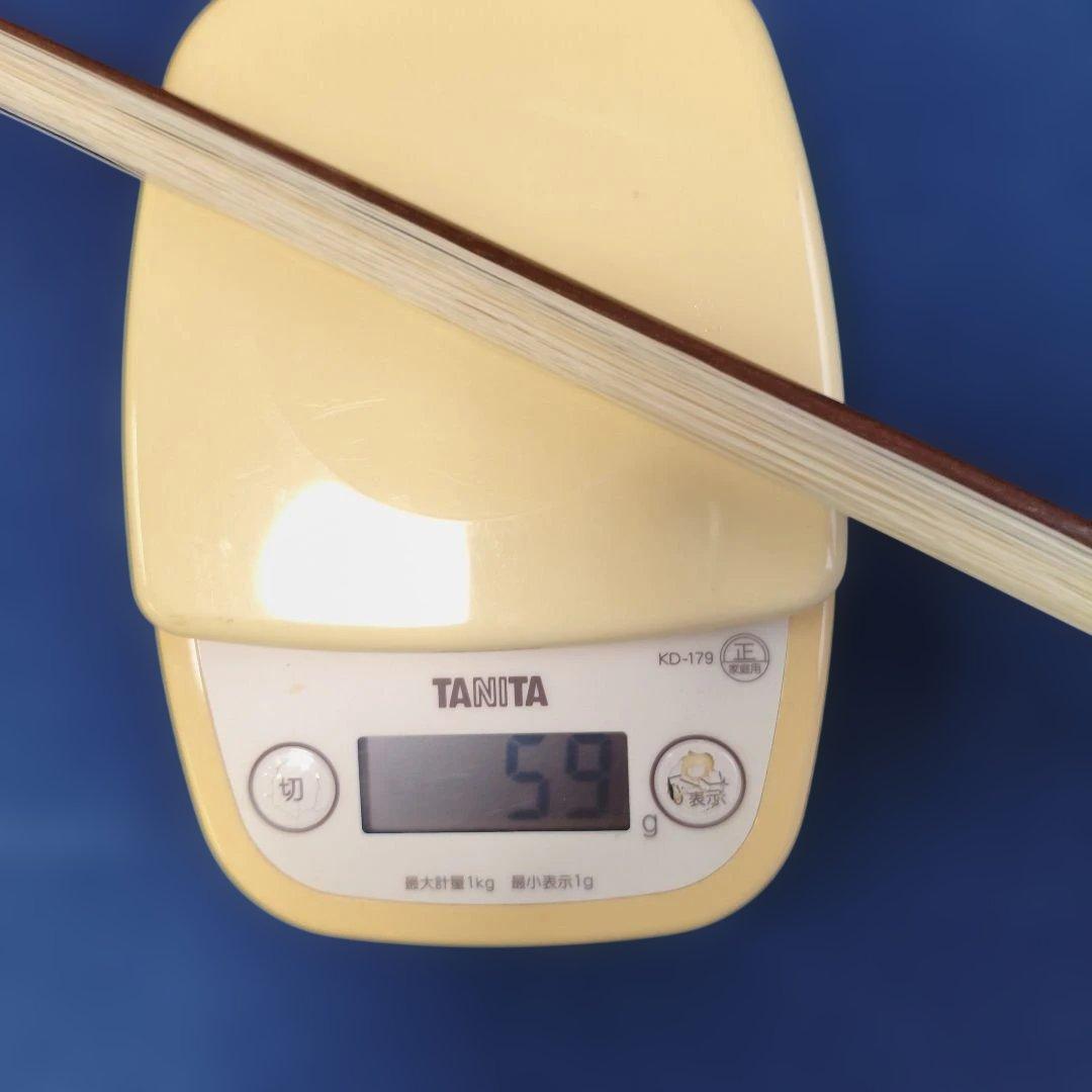 モダンバイオリン弓 4/4 オクタゴナル フェルナンブコ材 59g ドイツ