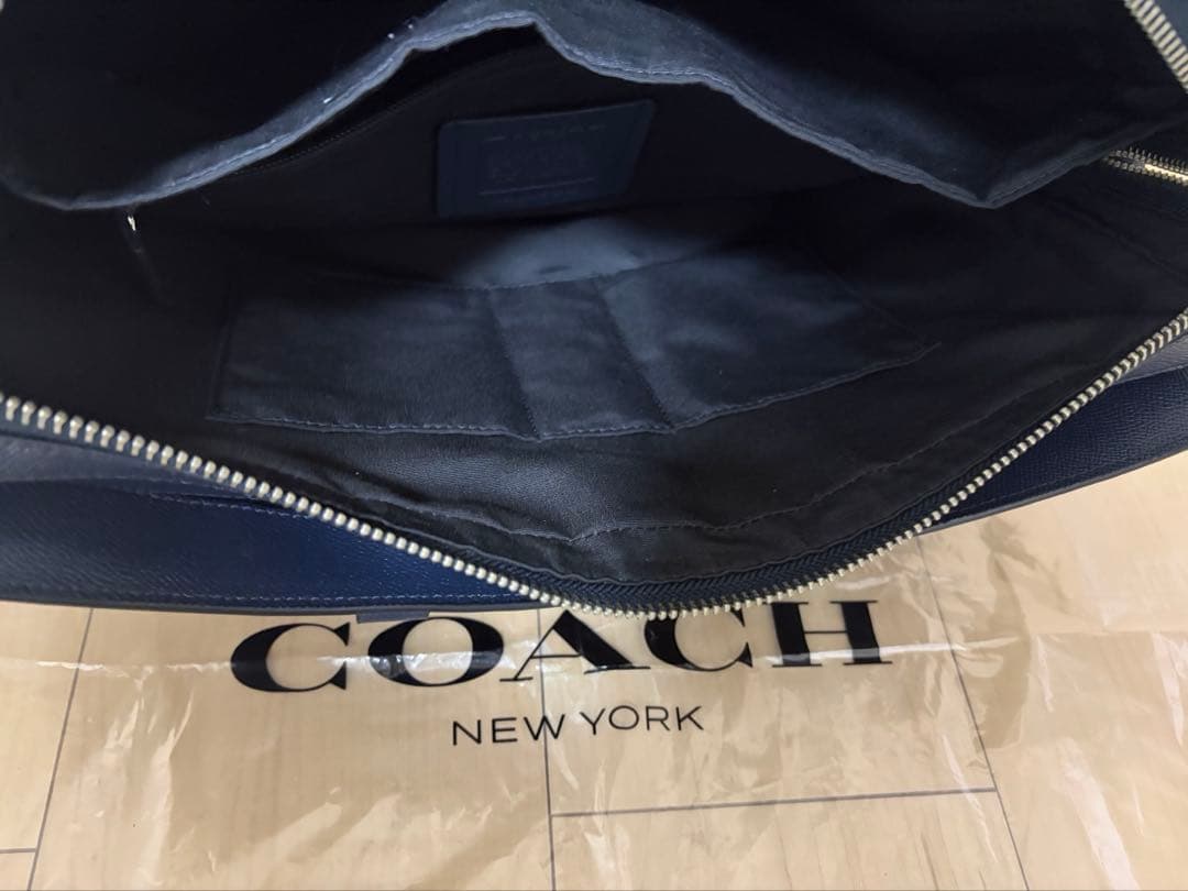 【1/12まで】COACH ネイビー ビジネスバッグ