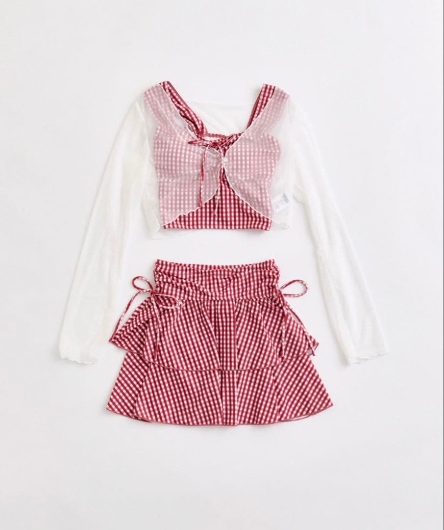 OLIVE des OLIVE レース 織付リボン swim wear