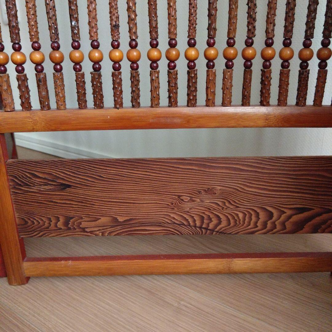 衝立　パーティション 昭和レトロ 4つ折り