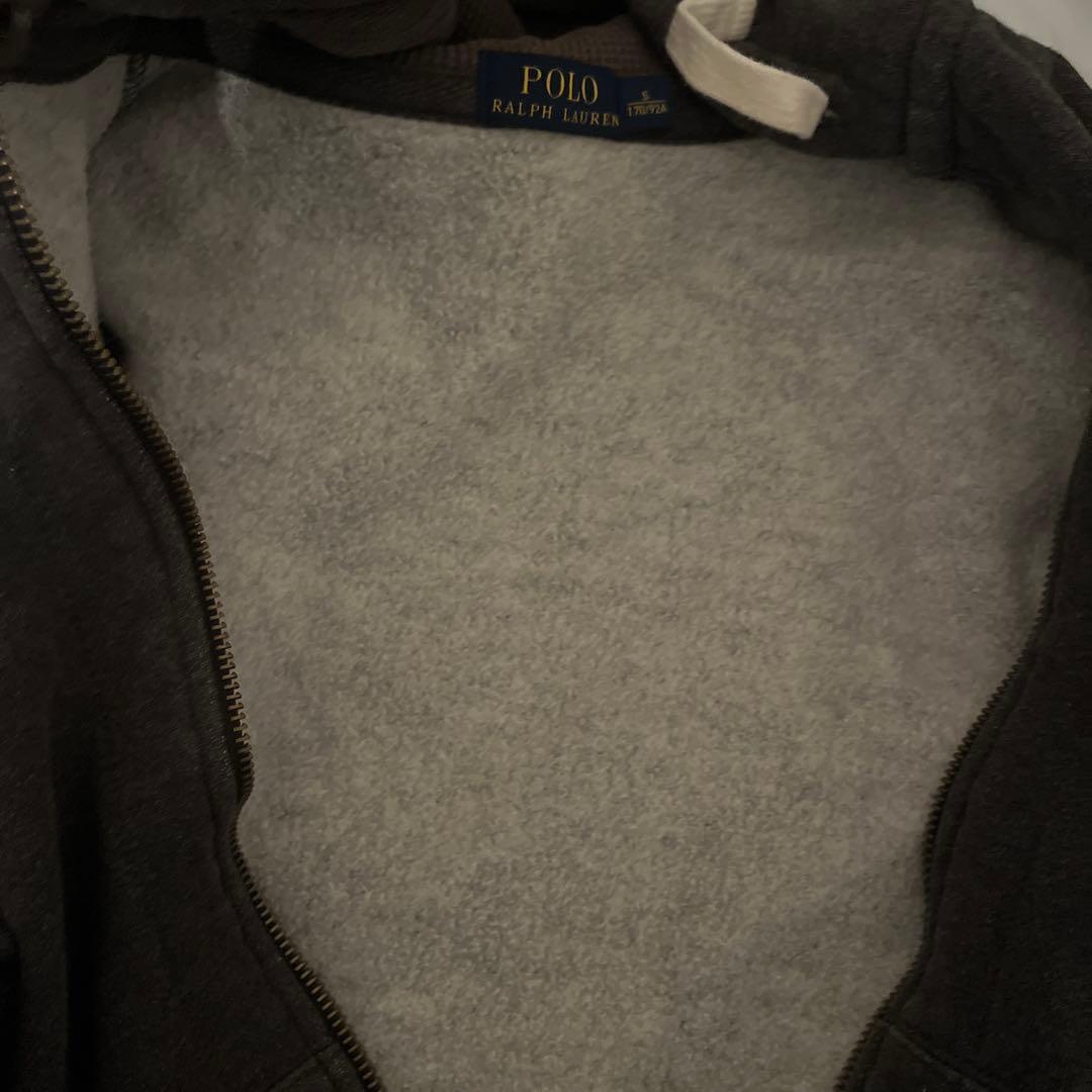 PoloRalphLaurenグレー ジップアップパーカーメンズラルフローレン