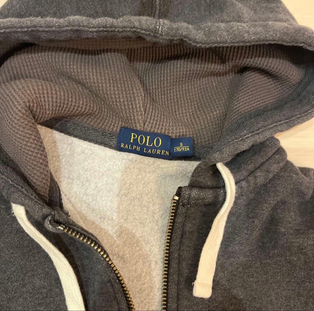 PoloRalphLaurenグレー ジップアップパーカーメンズラルフローレン