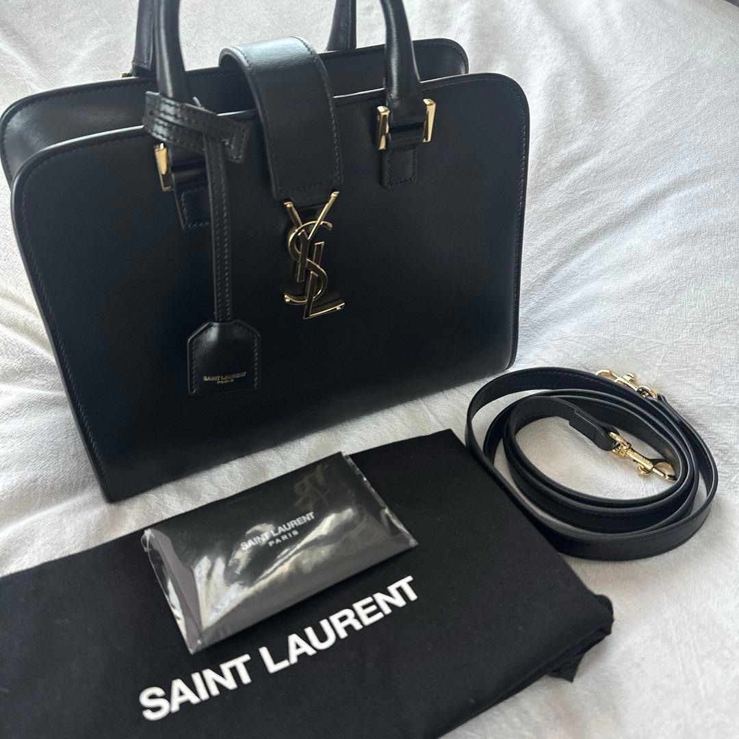 サンローラン ベイビーカバス ハンドバッグ ブラック 美品