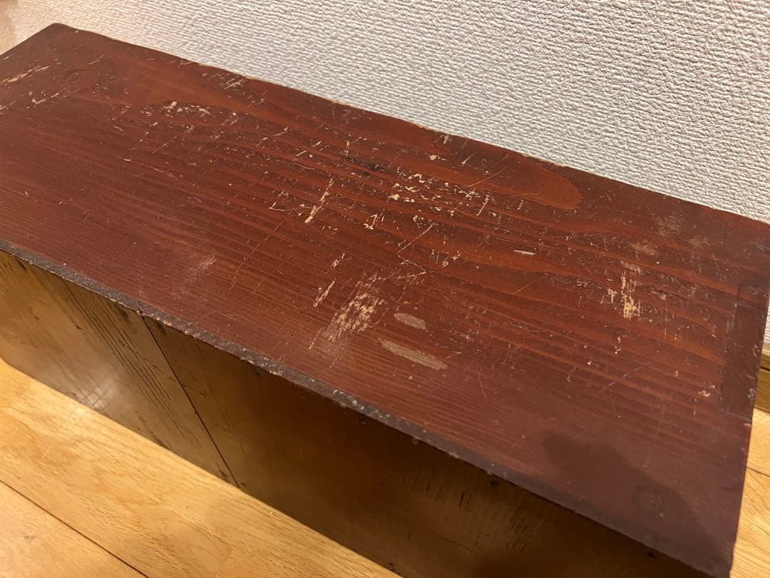 戸棚　食器棚　木製スツール アンティーク　家具　古道具　昭和レトロ　レトロ雑貨