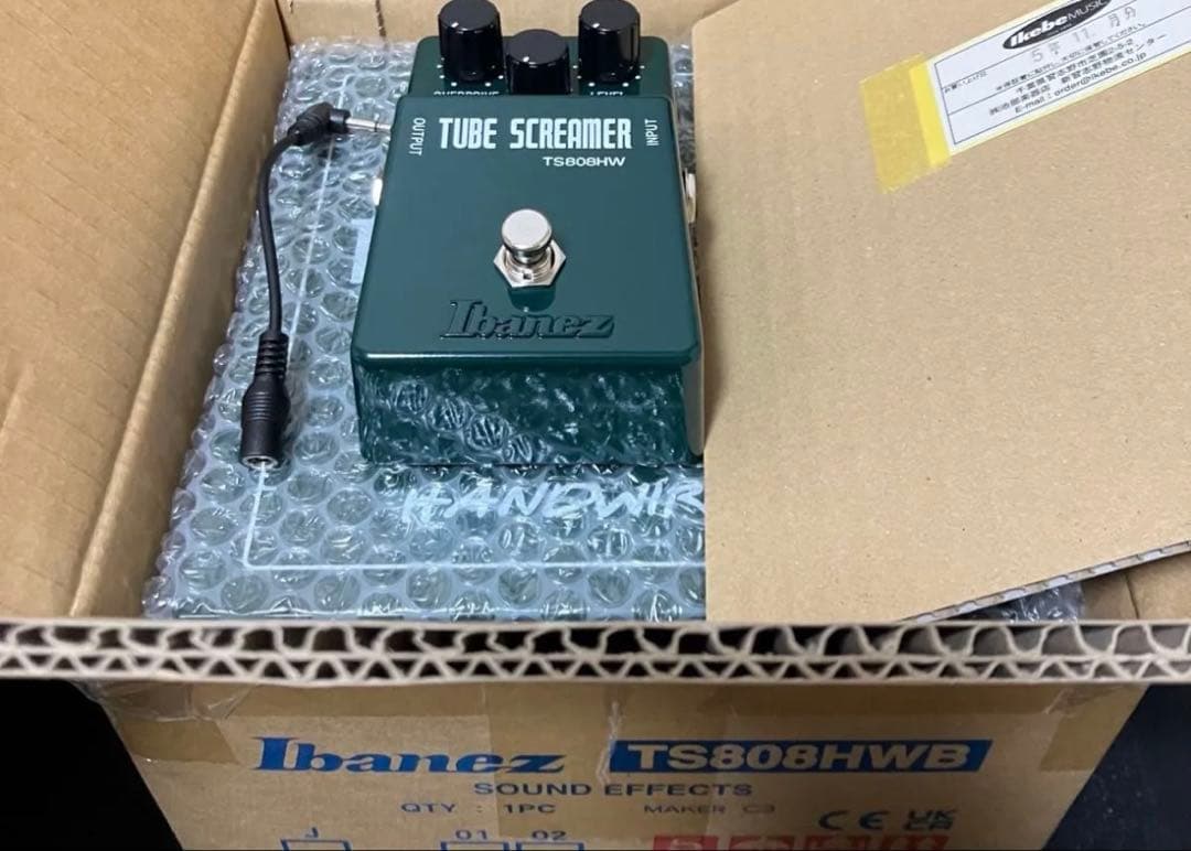 Ibanez アイバニーズ TS808HW ハンドワイヤードチューブスクリーマー
