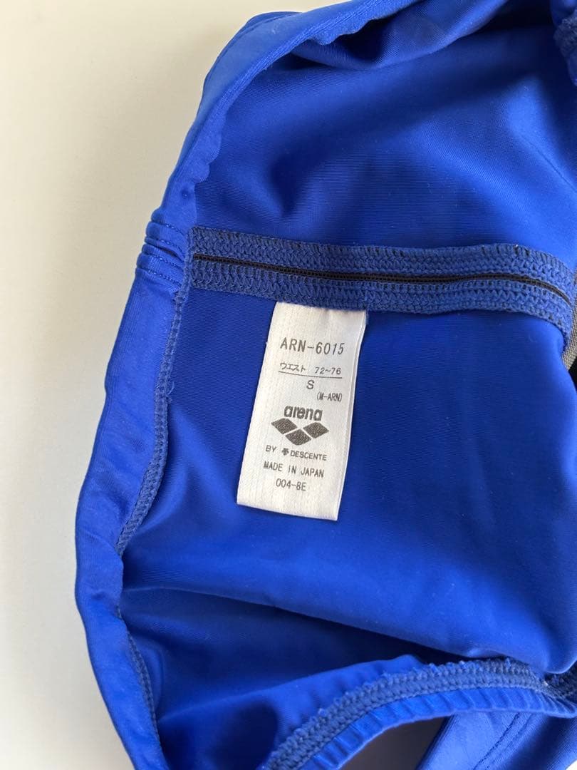 【レア】arena メンズ競泳水着 ARN-6015 S RYL Xマーク