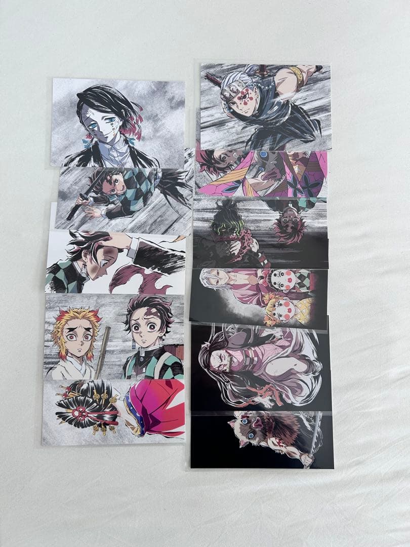 鬼滅の刃 全集中展 無限列車・遊郭編 幕間画ポストカードセット 4種コンプセット