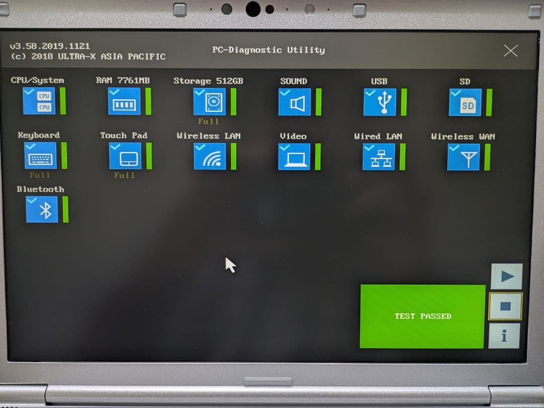 Panasonic Let's note SX4 LTEモデル