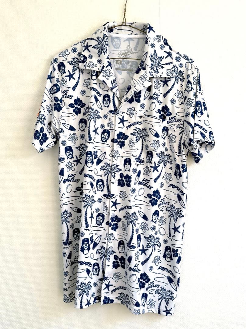 7月1日限定 ドジャース アロハシャツ M おまけ付き 大谷翔平 31号HR